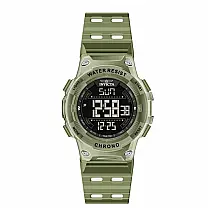 Relógio Masculino Invicta Racing Digital 52mm, Translúcido, Verde Escuro 49049