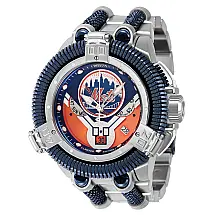 Relógio Masculino MLB New York Mets, Invicta 43149, Prata e Azul