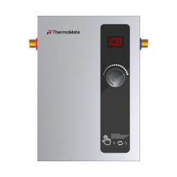 Aquecedor de Água Elétrico de Passagem Thermomate Cinza 8kW LED Ponto de Uso Modelo ET080 240V