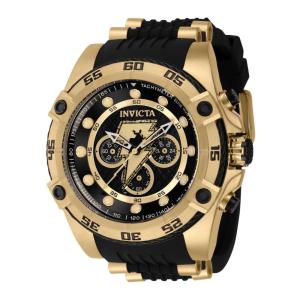 Relgio masculino DC Comics Black Adam - 52 mm. Ouro. Preto 41249