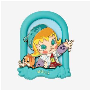 Caixa Surpresa Ímã de Geladeira Série Clássica e Retrô 2º Aniversário MOLLY Caixa Surpresa Pop Mart