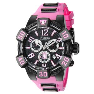 Relgio masculino Jason Taylor Swiss Ronda Z60 calibre - 52 mm. Preto. Rosa ZG-40449