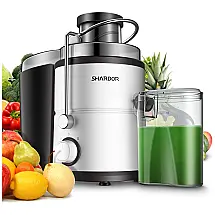 Centrifuga de Frutas 2 Velocidades, Aço Inoxidável, 400W, 110v, SHARDOR, Prateado