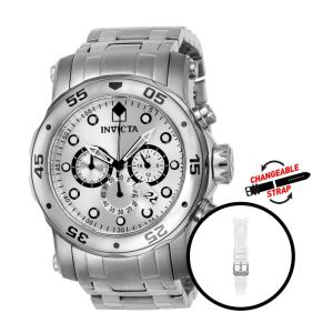 Relgio masculino profissional - 48 mm. Ao com ala intercambivel 23649