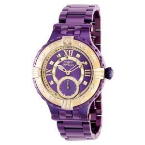 Relgio feminino Subaqua com mostrador em madreprola - 38 mm. Roxo 38749