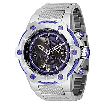 Relógio Masculino Analógico de Quartzo 51,5mm, Invicta Marvel Black Panther 43849, Prata