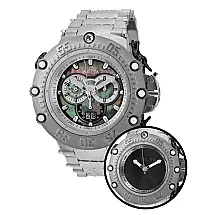 Relógio Masculino Subaqua Shutter com Mostrador Madrepérola Oyster e Metal, Invicta 32949, Prata
