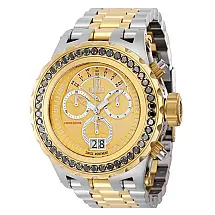 Reserva Jason Taylor 0,19 quilates diamante suo Ronda 8040.N relgio masculino calibre - 52 mm. Ao. Ouro 43949