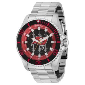 Relgio Masculino Tampa Bay Buccaneers NFL - 47mm Ao ZG-36949, Invicta: O presente perfeito para fs de futebol americano.