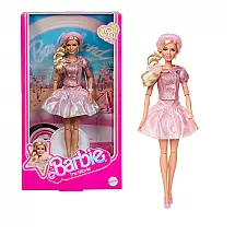 Barbie The Movie Pink Beret – Margot Robbie colecionável com conjunto rosa e boina 2025