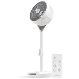 Ventilador Pedestal com Controle Remoto, Oscilação de 360 Graus e 12 Velocidades, 110V, IRIS USA, Branco