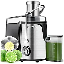 Centrífuga de Frutas e Vegetais, Aço Inoxidável, 700W, 110v, POTANE MY 610, Prateado