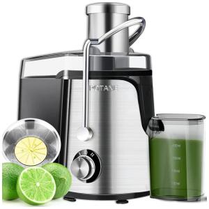 Centrífuga de Frutas e Vegetais, Aço Inoxidável, 700W, 110v, POTANE MY 610, Prateado