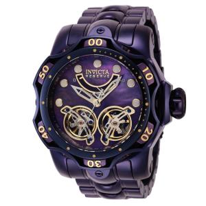 Relógio Masculino Automático Reserve Venom com Mostrador em Madrepérola, Invicta 40059, Roxo