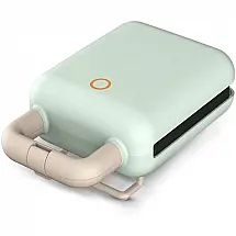 aasdf Mini Sanduicheira Antiaderente 400W 220V, 1 fatia