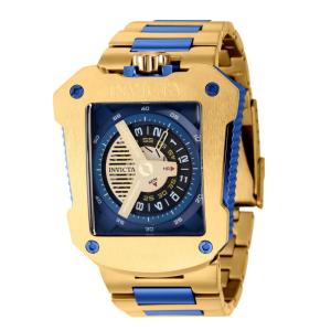 Relgio Masculino Speedway Automtico - 48mm. Azul. Ouro 41659