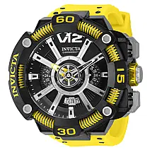 Relógio Masculino Analógico de Quartzo 58mm, Invicta S1 Rally 37659, Amarelo