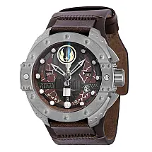 Relgio masculino de calibre Reserve Star Wars Jedi Swiss Ronda Z60 - 52 mm. Marrom 39759