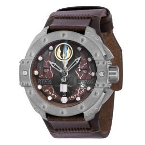 Relgio masculino de calibre Reserve Star Wars Jedi Swiss Ronda Z60 - 52 mm. Marrom 39759