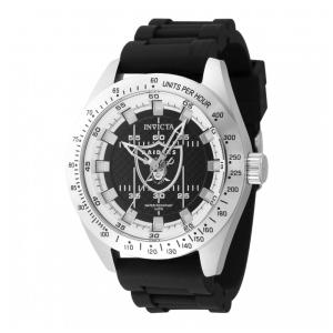 Relógio Masculino Invicta NFL Las Vegas Raiders 45mm, Preto ZG47859