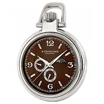 Relógio Stuhrling Lua Monarca 142A 52mm: estilo clássico e elegância em cada detalhe.