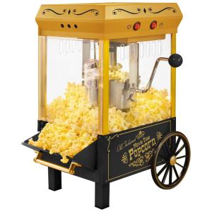 Pipoqueira Elétrica Retrô Capacidade até 10 Xícaras, 110v, NOSTALGIA , Preto