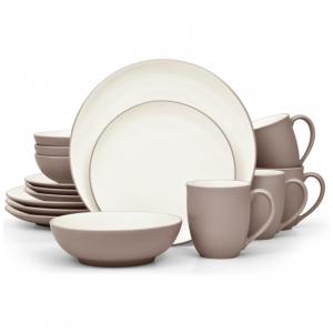 Aparelho de Jantar para Todas as Ocasiões, Elegância e Sofisticação para Sua Mesa com 16 Peças, Formato Redondo e Material de Cerâmica sem