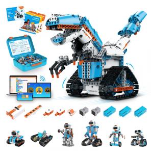 Kit de Construção Robótica STEM com Programação via APP Modelo 3D, WhalesBot E7