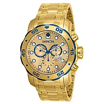 Relógio Masculino Pro Diver SCUBA, Invicta 80069, Dourado