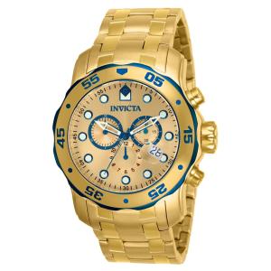 Relógio Masculino Pro Diver SCUBA, Invicta 80069, Dourado