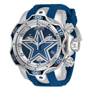 Relgio masculino calibre NFL Dallas Cowboys Swiss Ronda Z60 - 52,5 mm. Ao. Azul 33069