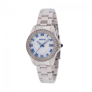 Relógio Feminino Invicta Angel Aço Inoxidável 34 mm com Mostrador em Madre-Pérola - Modelo 36069