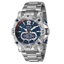 Relógio Masculino Aviator, Invicta 40169, Prata