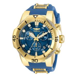 Relógio Masculino de Quartzo Bolt, Invicta 31169, Azul e Dourado