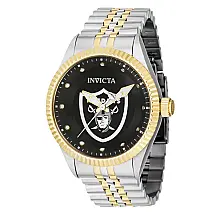 Relgio masculino NFL Las Vegas Raiders - 43 mm. Ao. Ouro 42469