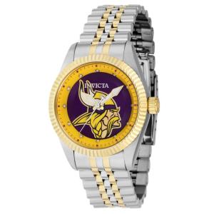 Relgio feminino NFL Minnesota Vikings 36 mm. Ao. Ouro 42569