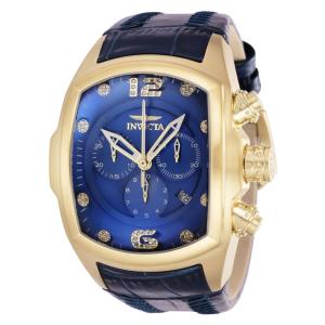 Relógio Masculino Invicta Lupah 0,2 quilates com Diamante 46, Azul 37669