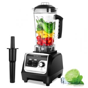 Liquidificador profissional Sewberry 2200W, 6 lâminas inox, jarra 2 litros, controle de velocidade, 110V, preto