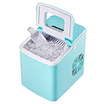 Máquina de Gelo NOVETE, Portátil, Produz 13kg, Dia 9 Cubos, 6 min, Azul Claro 110V