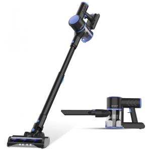 Aspirador de Pó sem Fio 4 em 1 Potente 160W 25 kpa até 40 Min de Ação, 110v, WOWGO, Preto