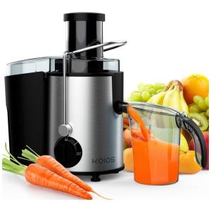 Centrifuga de Frutas 2 Velocidades, Aço Inoxidável, 800W, 110v, KOIOS HP 8201, Prateado