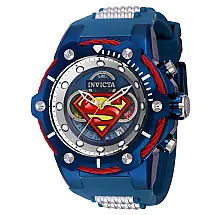 Relógio Masculino DC Comics Superman, Invicta 41179, Azul