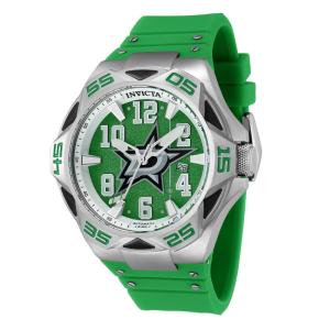 NHL Dallas Stars Automtico Relgio Masculino - 52mm. Verde. Ao 42279