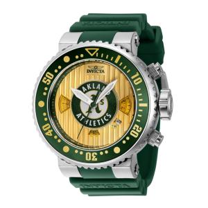 Relgio masculino MLB Oakland Athletics 52 mm. Verde 42379