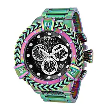 Relgio masculino reserva suo Ronda Z60 calibre com mostrador Abalone - 53 mm. Iridescente 35379