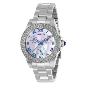 Relógio Feminino Angel com Mostrador Madrepérola, Invicta 28479, Prata