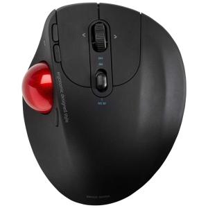 Mouse Ergonômico sem Fio Reduz a Tensão do Pulso com Bluetooth e Botões Programáveis, 800, 2400 DPI 5 Botões, SANWA SUPPLY GMATB155, Preto
