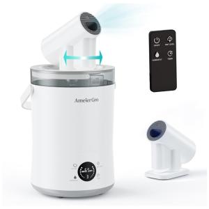 Umidificador Inteligente para Plantas com Spray de Ventiladores de Oscilação Automática e Umidificador de Névoa Fria Silenciosa, AmeierGro