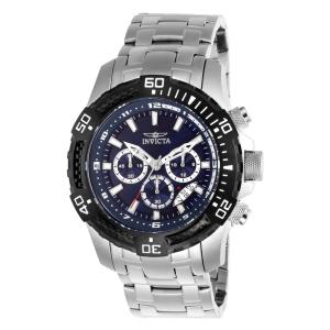 Relógio Masculino Pro Diver, Invicta 25779, Prata, Preto e Azul