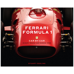 Ferrari Formula 1 Car by Car Todos os carros de corrida desde 1950, Capa Dura em Inglês, 224 Paginas, Vermelho